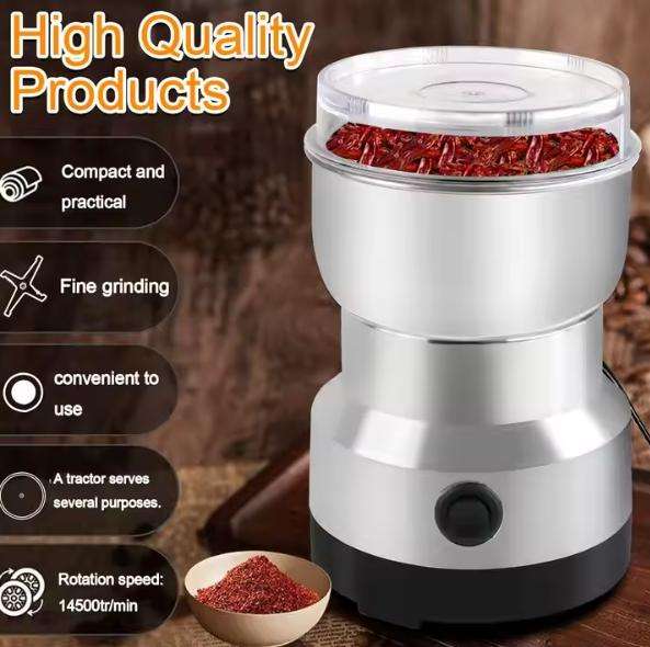 4 Blades Electric Seasoning Spice Coffee Grinder Machine Stainless Steel Commercial Electric Coffee