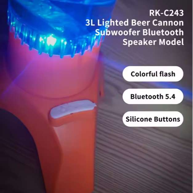 Portable Music Speaker 3L Beer Tower Beer Tower Self-service Beverage Dispenser