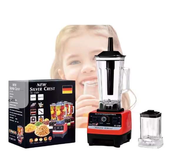 4500W Professional Blender High Power Kitchen Food Juicer Ideal for Making Smoothies and Milkshakes