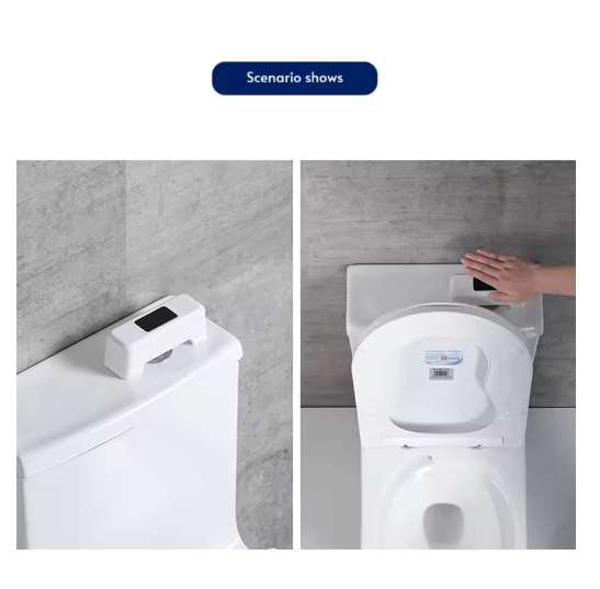 Rechargeable Motion Sensor Automatic Touchless Toilet Flush Aid