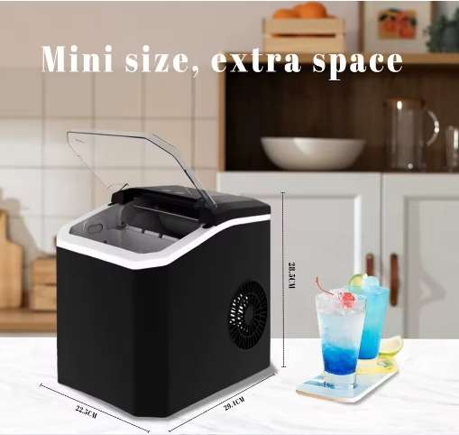 New Automatic Fast Self Cleaning Countertop Ice Cube Maker Ice Machine