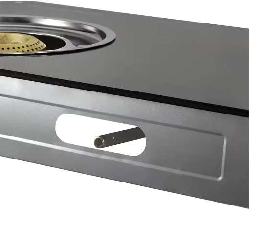 Electronic ignition tabletop stove electric stainless steel manual gas stove