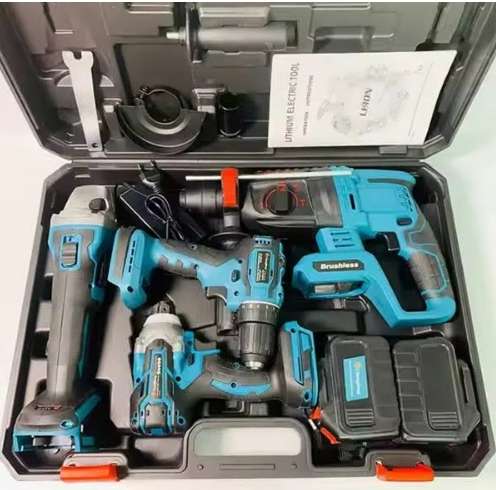 68V Cordless Power Tool Kit with Dual Battery
