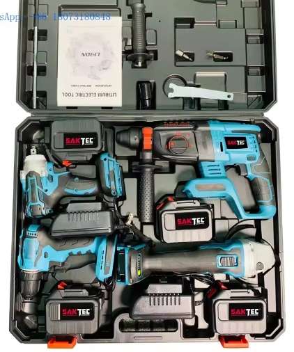 68V Cordless Power Tool Kit with Dual Battery