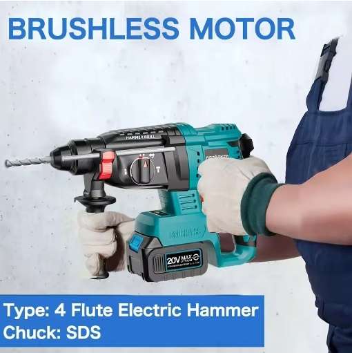68V Cordless Power Tool Kit with Dual Battery