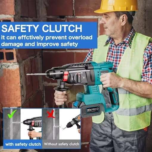 68V Cordless Power Tool Kit with Dual Battery