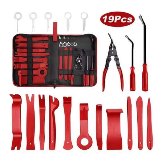 Car Door Molding Removal Pry Tool Kit Dash Panel Audio Seal Interior Trim 19pcs