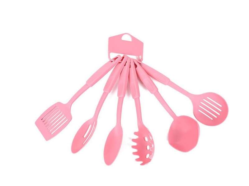 13 Piece Aluminum Non-Stick Cookware Set - Pink