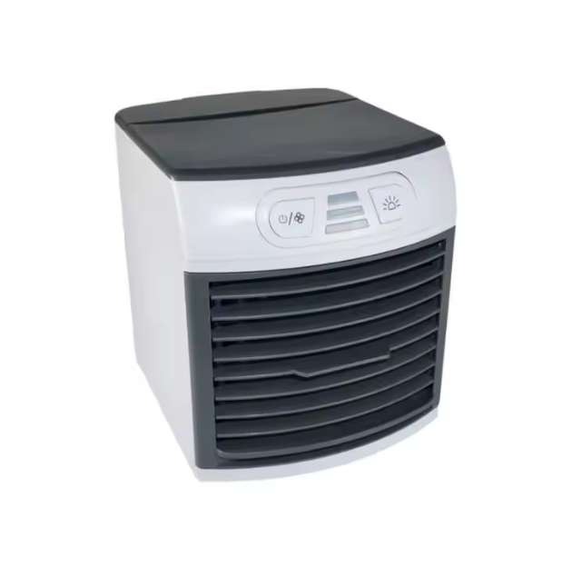 Table mini portable Air Cooler fan Air Conditioner mini air cooler led light