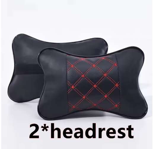 Universal Car Seat Head & Neck Rest Pillow - Set of 2