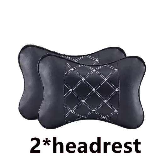Universal Car Seat Head & Neck Rest Pillow - Set of 2