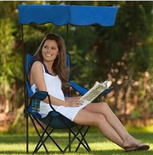 Outdoor Foldable Camping Canopy Chair