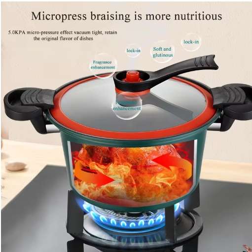 Multi-Functional Non-stick Stovetop Pressure Cooker Pot