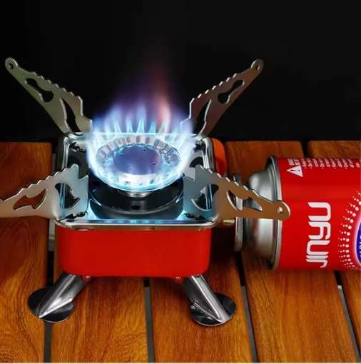 Camping Foldable Gas Stove with Mini Storage bag