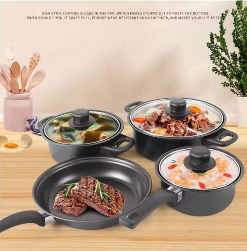 13-Piece Cookware Pots and Pans Set High Performance Non-Stick Cookware for Induction and Stovetops