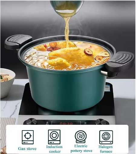 Multi-Functional Non-stick Stovetop Pressure Cooker Pot