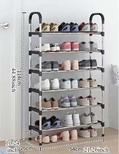 Senza 6 Tier Shoe Storage Organizer Rack