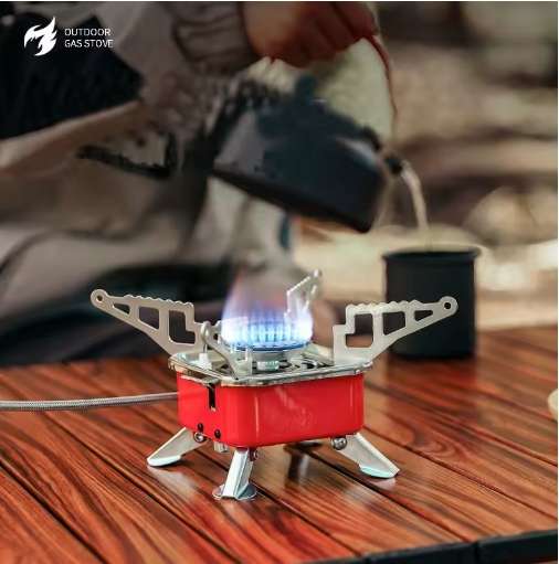 Camping Foldable Gas Stove with Mini Storage bag