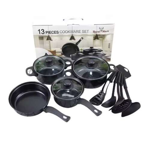 13-Piece Cookware Pots and Pans Set High Performance Non-Stick Cookware for Induction and Stovetops