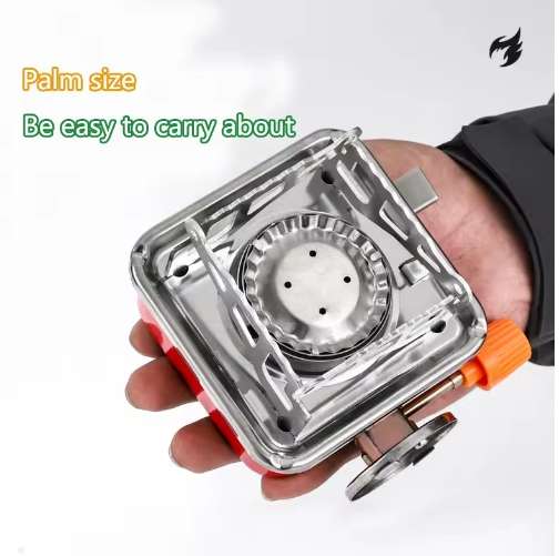 Camping Foldable Gas Stove with Mini Storage bag