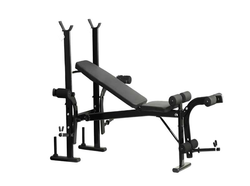 Weight Lifting Bench with Barbell Rack for Workout and Fitness Training