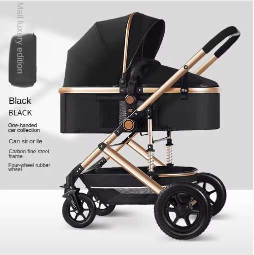 Baby Stroller 2 in 1 Foldable Pram