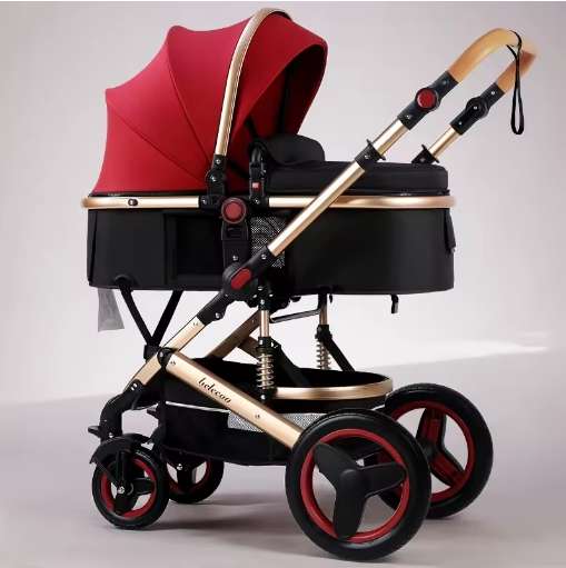 Baby Stroller 2 in 1 Foldable Pram