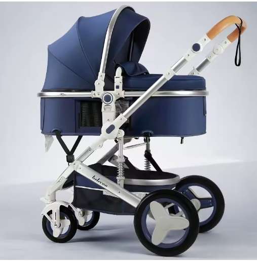 Baby Stroller 2 in 1 Foldable Pram