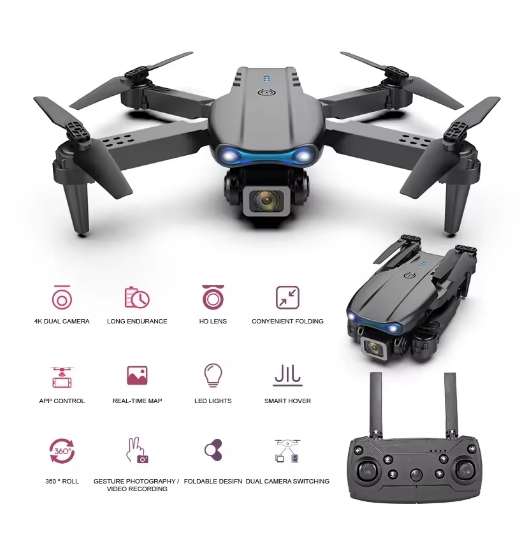 E99 - Foldable Dual Lens Drone With Precision Flight Control