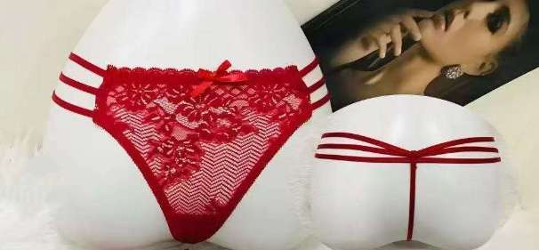 Women's Lace Thong Strappy Underwear G-String T-Back Panties Pack of 6