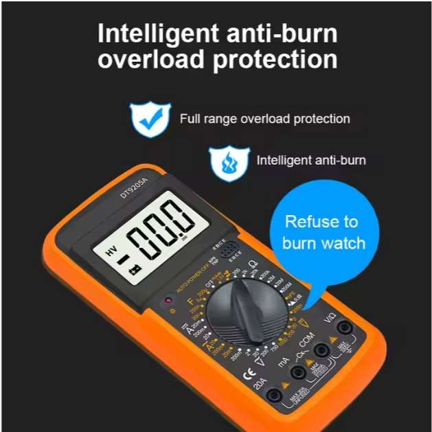 Multifunctional Measure AC/DC Current Resistance Capacitance Smart Digital  Multimeter