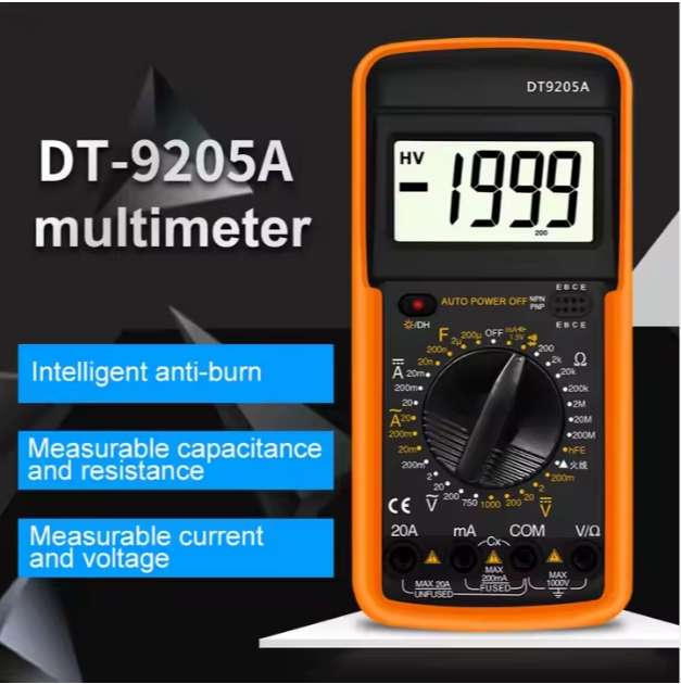 Multifunctional Measure AC/DC Current Resistance Capacitance Smart Digital  Multimeter