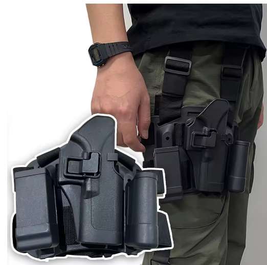 Right Side Thigh Belt Pistol Gun Holster for