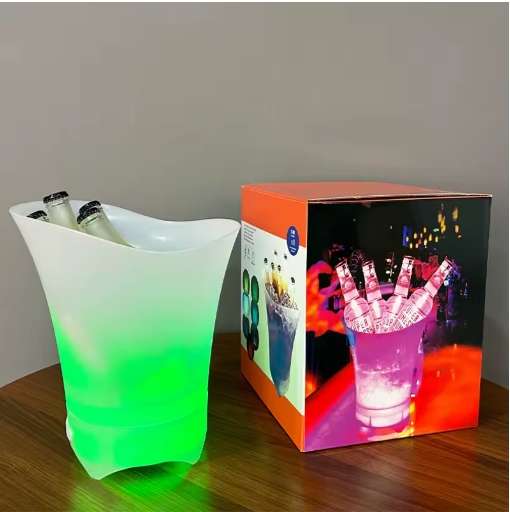 LED Ice Buckets  Large Capacity Wine Beer Ice Buckets With Bluetooth Speaker Drink Container