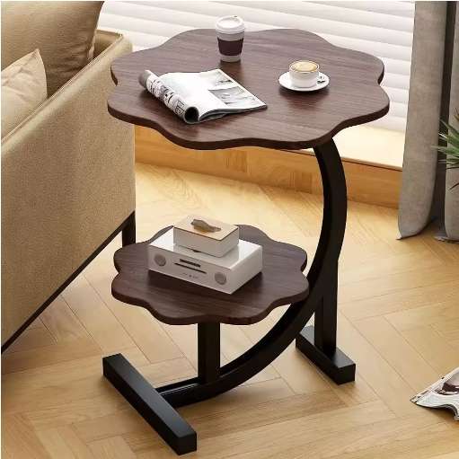 Side Table End Table Snack Couch Table Nightstand for Small Space