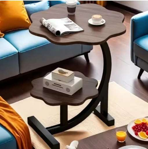 Side Table End Table Snack Couch Table Nightstand for Small Space