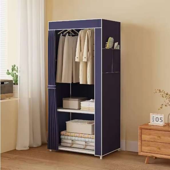 Canvas Double Storage Wardrobe