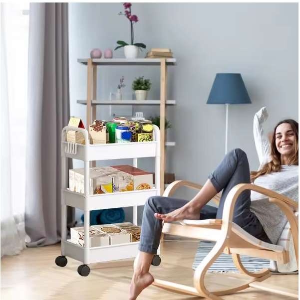 Kitchen Organizer And Storage Rack Household Cart With Wheels