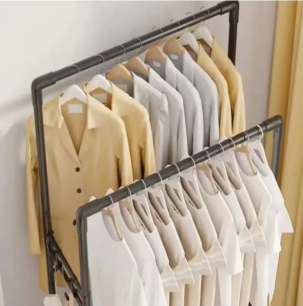 Multifunctional Movable Double Rod Rack