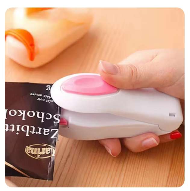 Portable Mini Household Food Saver Packing Plastic Bags Sealers