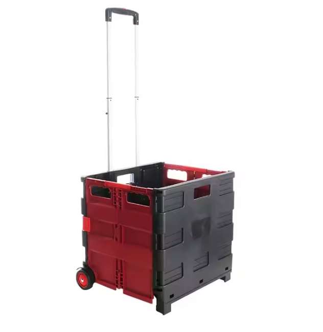 Multifunctional Folding Portable Storage Cart with Wheels