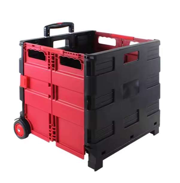 Multifunctional Folding Portable Storage Cart with Wheels