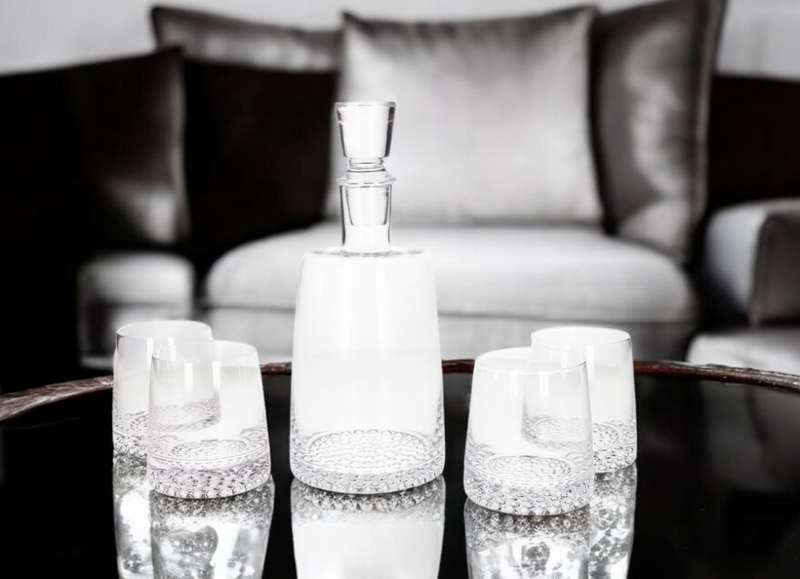 Danny home Whiskey Decanter with Glasses Set-5Pcs