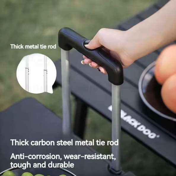 Multifunctional Folding Portable Storage Cart with Wheels