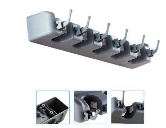 Mop Broom & Sports Equipment Organizer Wall Mount
