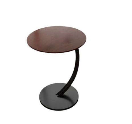 C-Shaped Side Table
