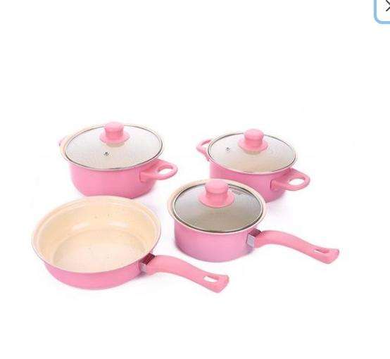 13 Piece Aluminum Non-Stick Cookware Set