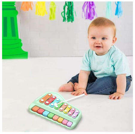 2 in 1 Piano Xylophone Musical Educational Toy For Kids