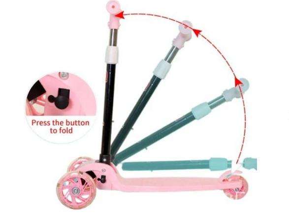 Kids LED Light Up Wheel Scooter