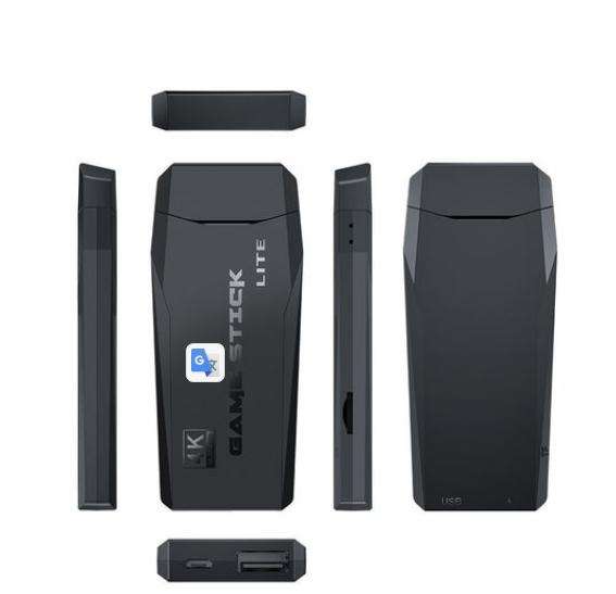 2.4G 4K Ultra HD HDMI Game Stick + 2 x Wireless Controllers Gamepad